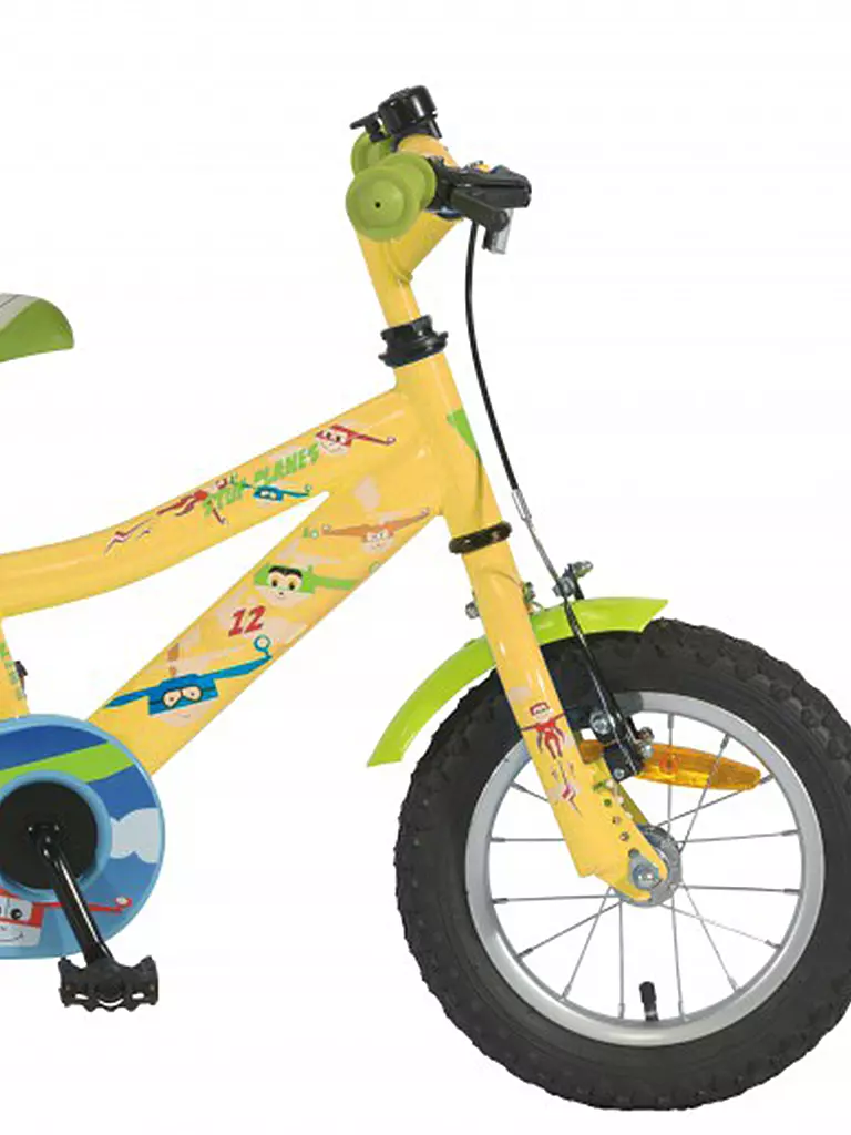 STUF | Kinderfahrrad 12" Planes | gelb