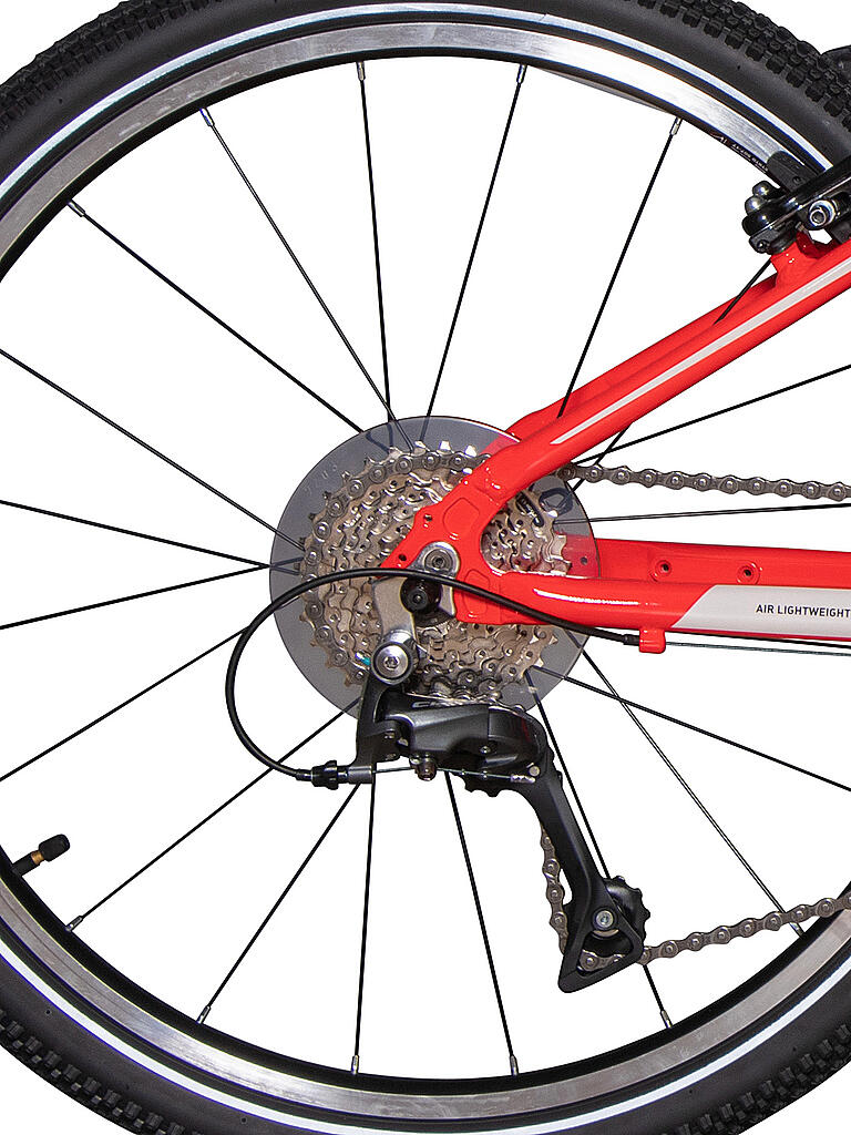STUF | Kinderfahrrad 24" Air LW 2023 | rot
