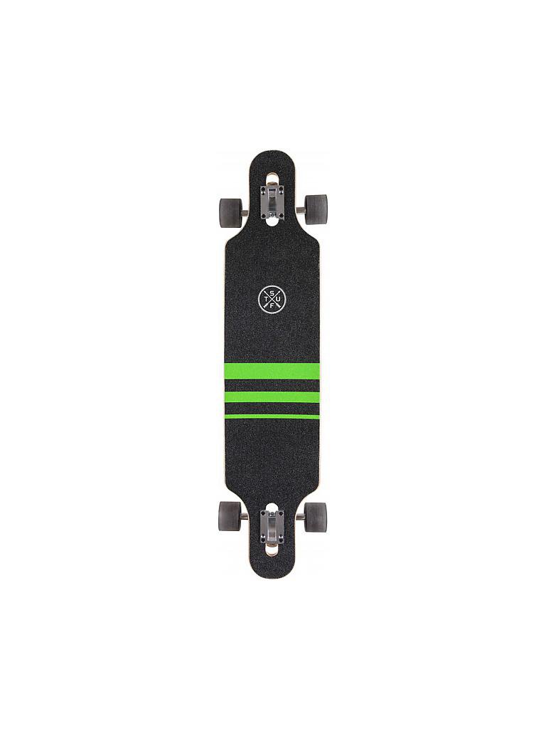 STUF | Longboard Cruiser Black/Green | 