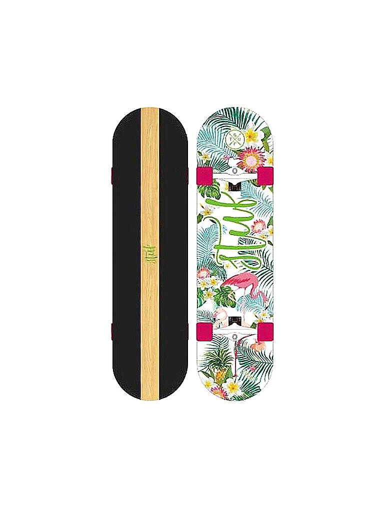 STUF | Skateboard JEWEL Weiss/Pink | bunt