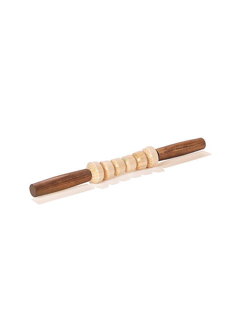 STYLEHOLZ Faszienstab Woodstick Mini Glatt hellbraun