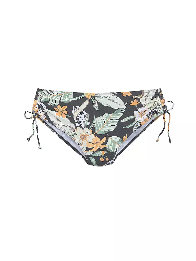 SUNSEEKER | Damen Bikinihose Black-Print | schwarz