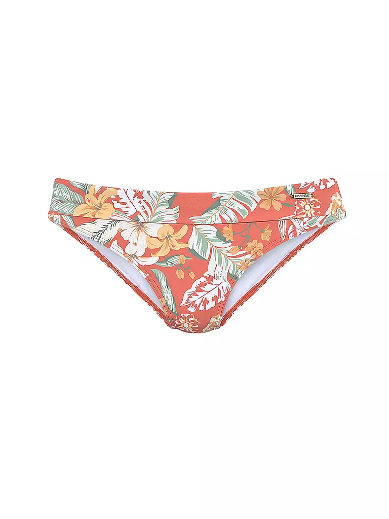 SUNSEEKER | Damen Bikinihose Rust Print | orange