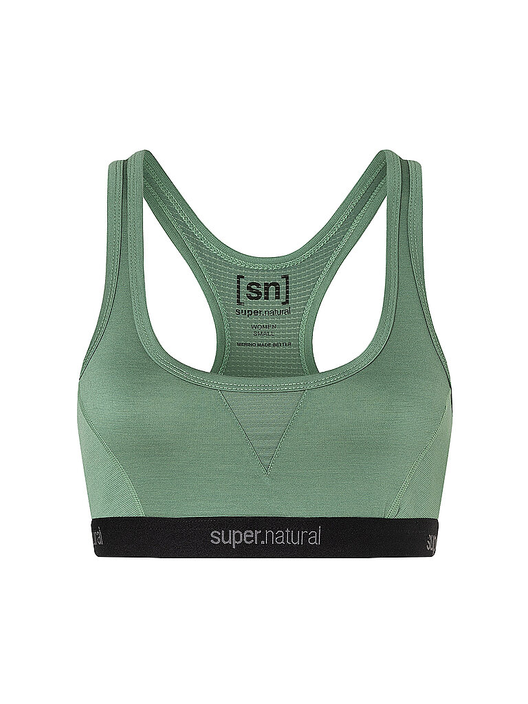 SUPER NATURAL Damen Bra Semplice 220 grün | S