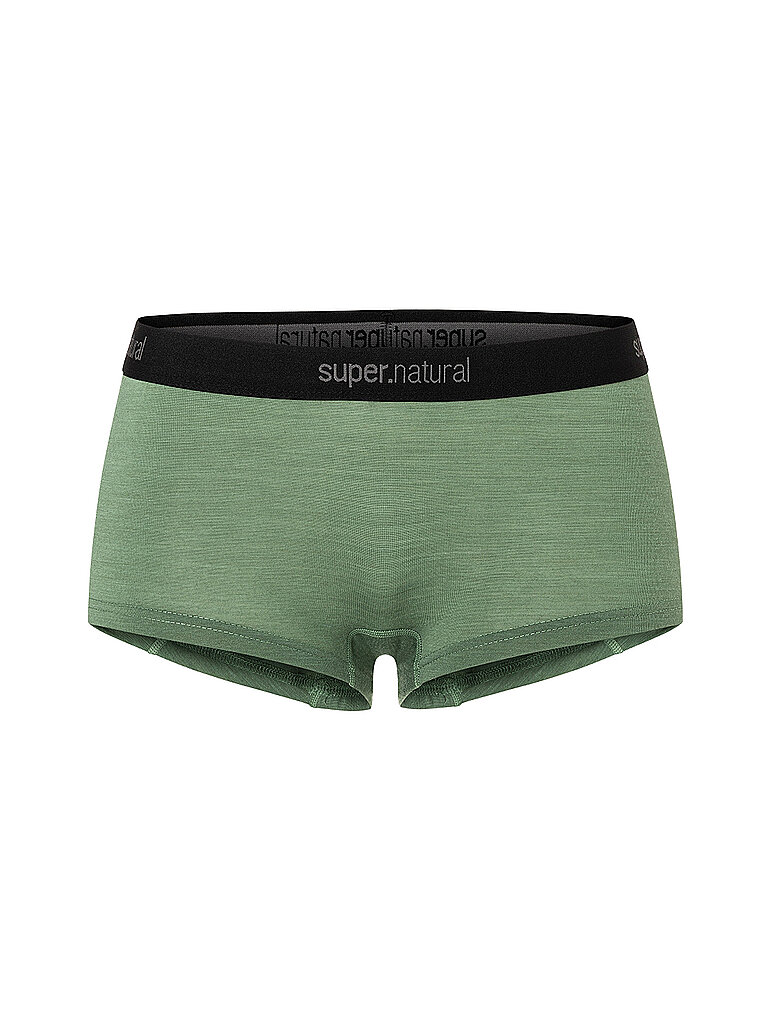 SUPER NATURAL Damen Panty Base Boyfriend Hipster 175 grün | S