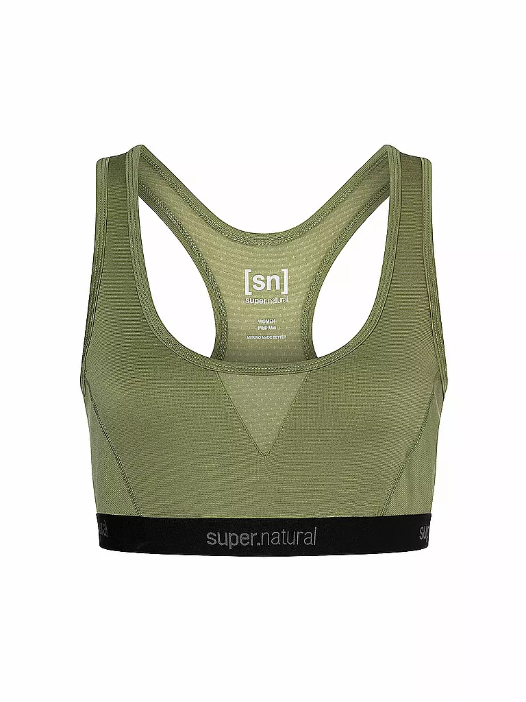 SUPER NATURAL | Damen Bra Semplice 220 | olive