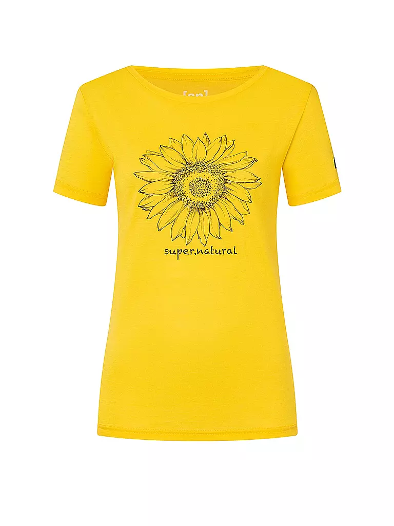 SUPER NATURAL | Damen Funktionsshirt Girasol  | gelb