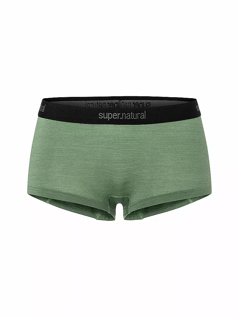 SUPER NATURAL | Damen Panty Base Boyfriend Hipster 175 | grün