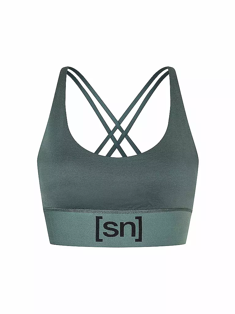 SUPER NATURAL | Damen Sport-BH Medium Support | grau