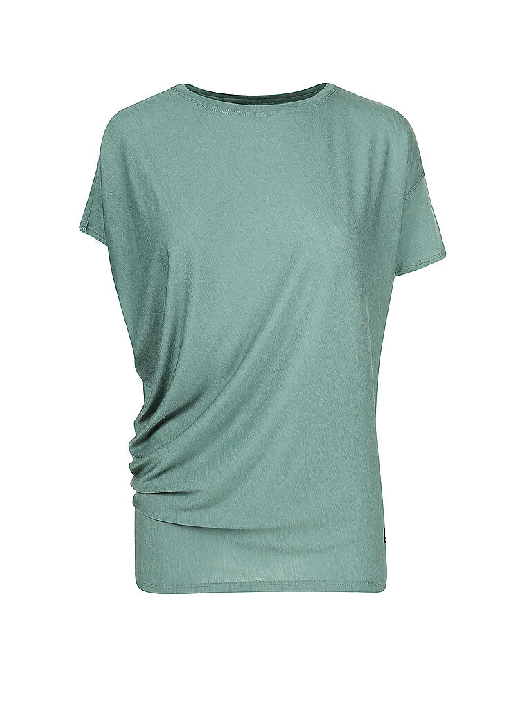 SUPER NATURAL | Damen T-Shirt Yoga Loose | grün