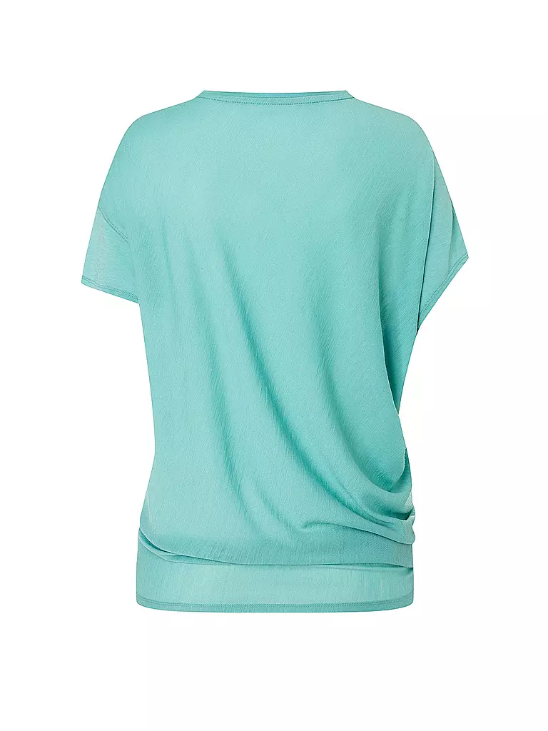 SUPER NATURAL | Damen T-Shirt Yoga Loose | hellblau