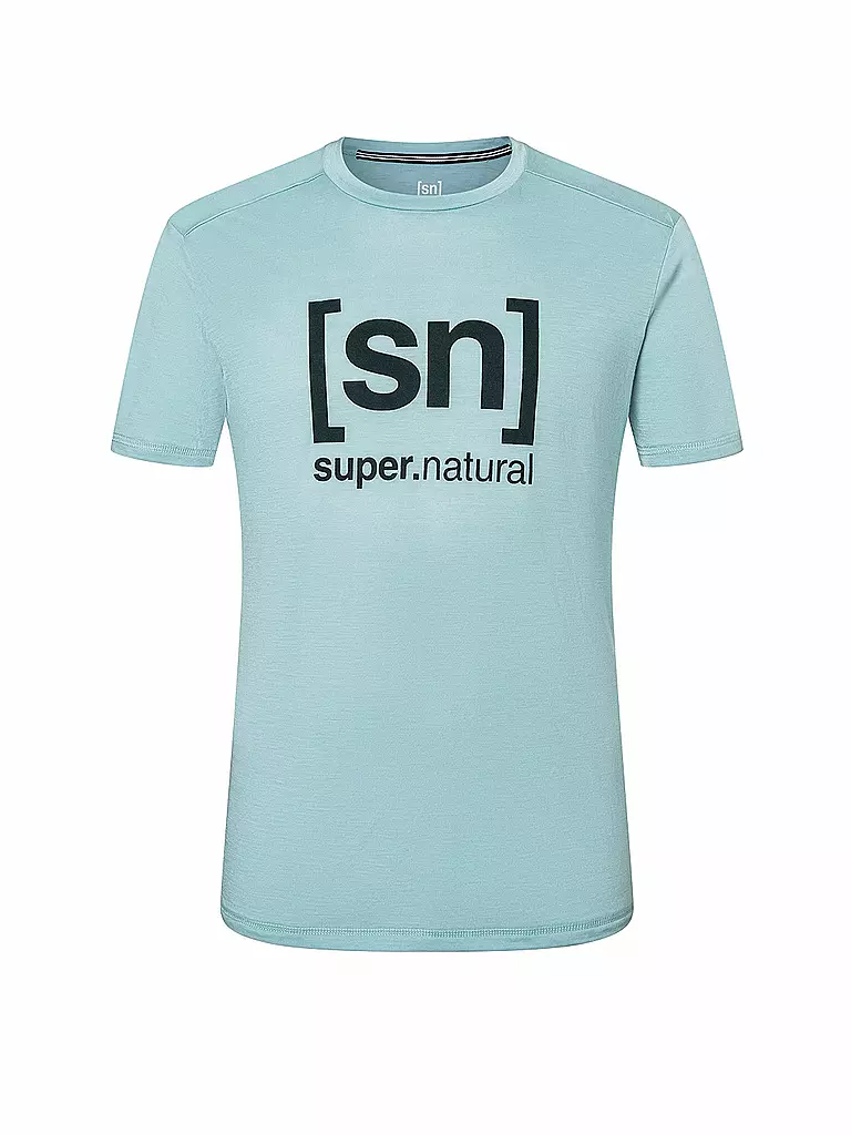 SUPER NATURAL | Herren Funktionsshirt Essential I.D | blau