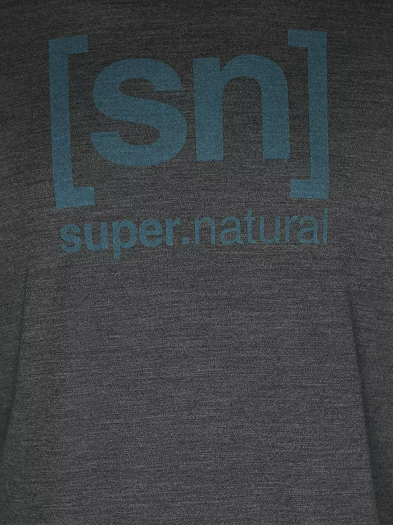 SUPER NATURAL | Herren Hoodie Alpine | grau