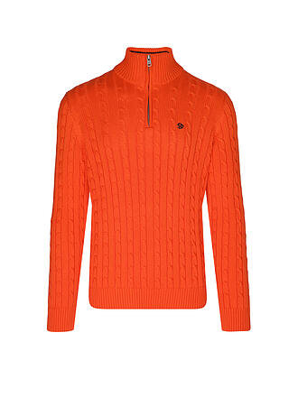 SUPERDRY | Herren Sweater Preppy Cotton Cable 1/2 Zip