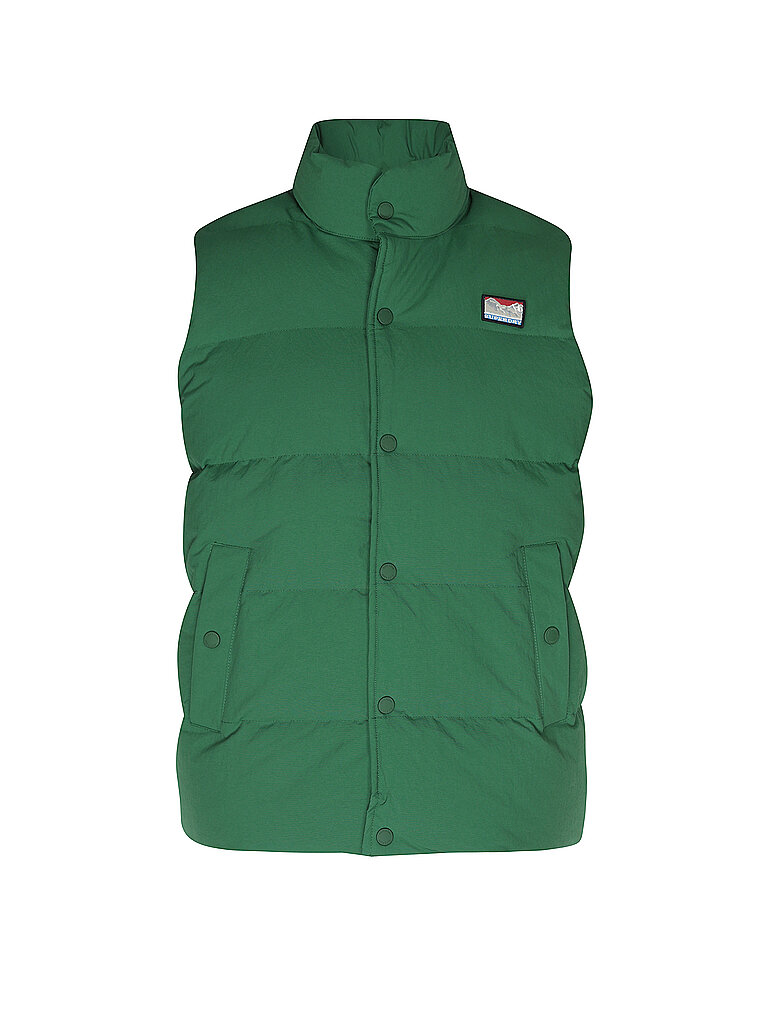 SUPERDRY Herren Weste Non Hood Everest dunkelgrün | S