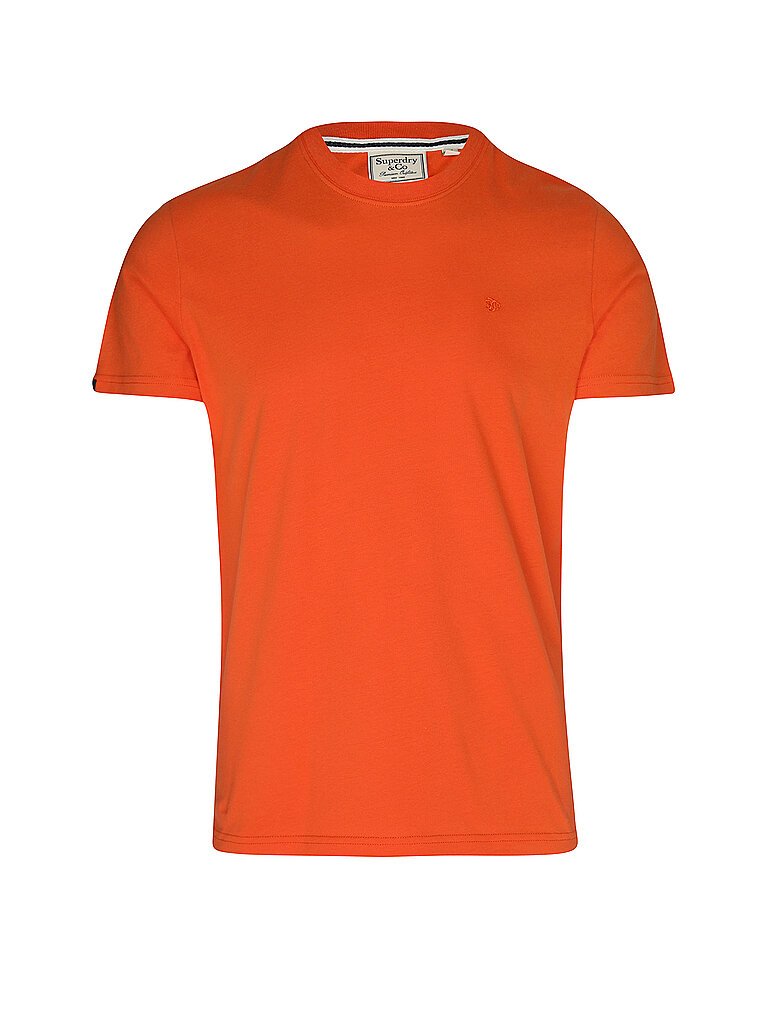 SUPERDRY Herren T-Shirt SD&Co Logo Embroidered orange | S
