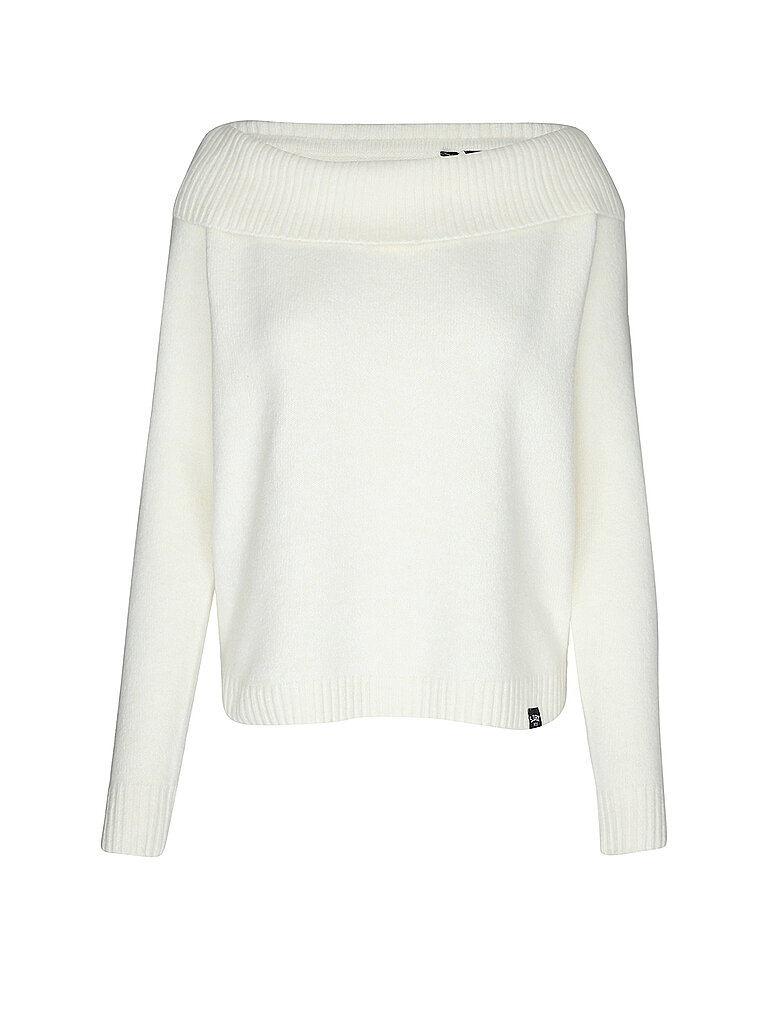 Superdry Damen Sweater Bardot Knitted Jumpfer Off Shoulder creme