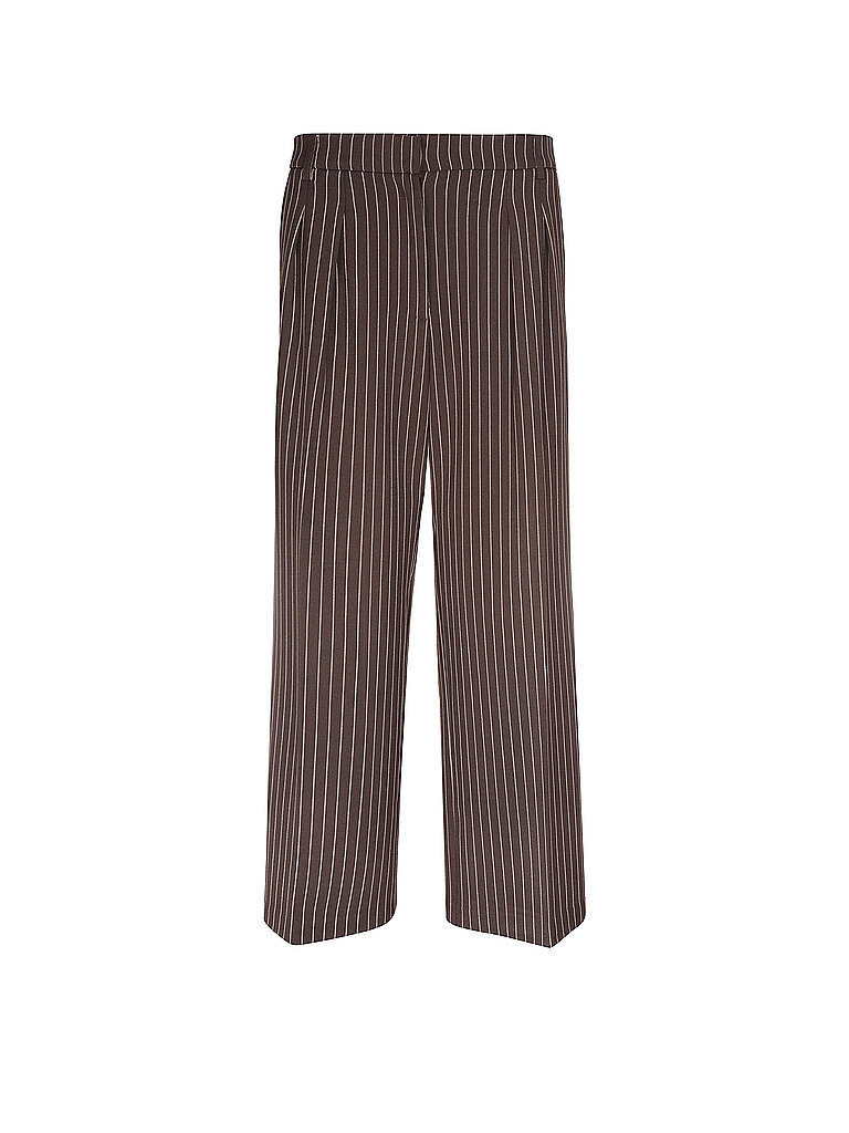Superdry Damen Hose Pinstripe braun