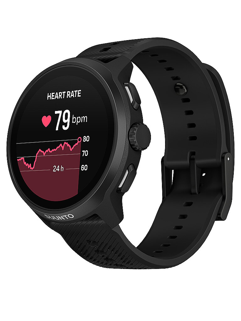 SUUNTO GPS-Multisportuhr Suunto Run 2 All Black schwarz