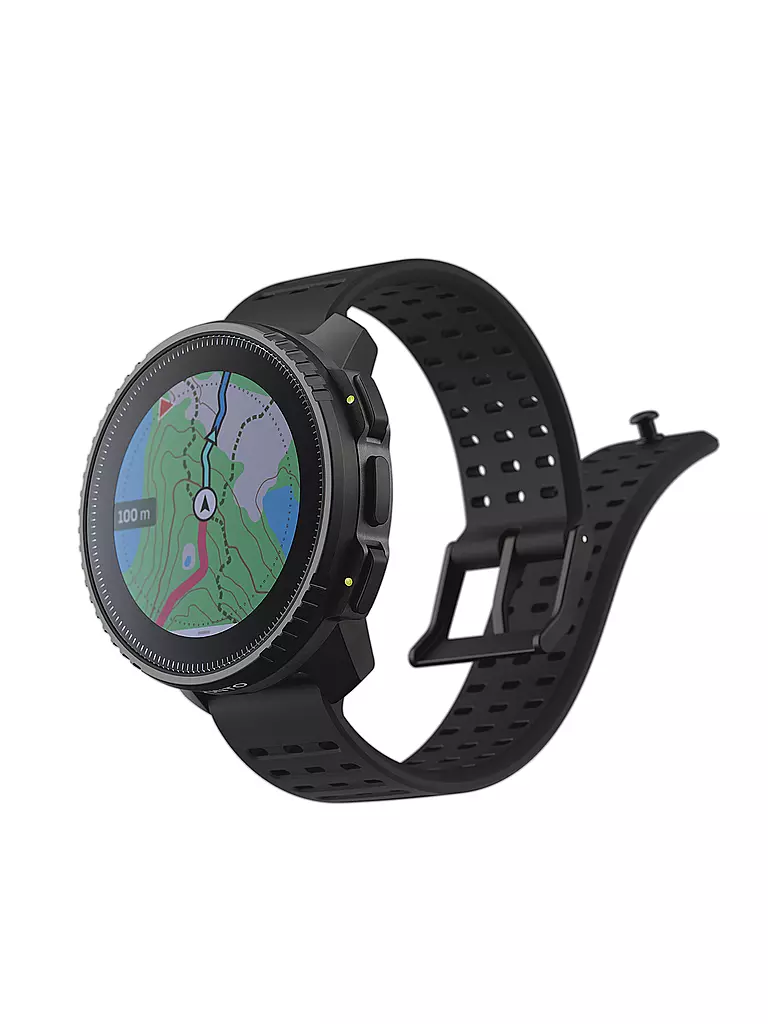 SUUNTO | GPS-Multisportuhr Set Vertical Solar + Sonic Kopfhörer | schwarz