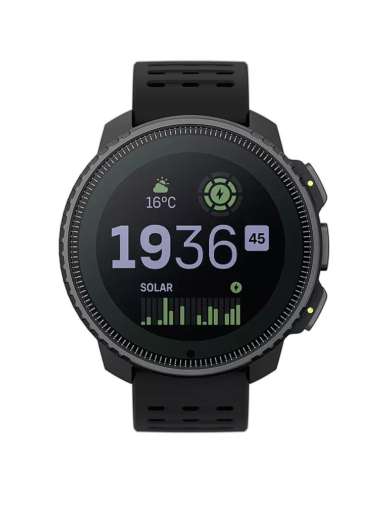 SUUNTO | GPS-Multisportuhr Set Vertical Solar + Sonic Kopfhörer | schwarz