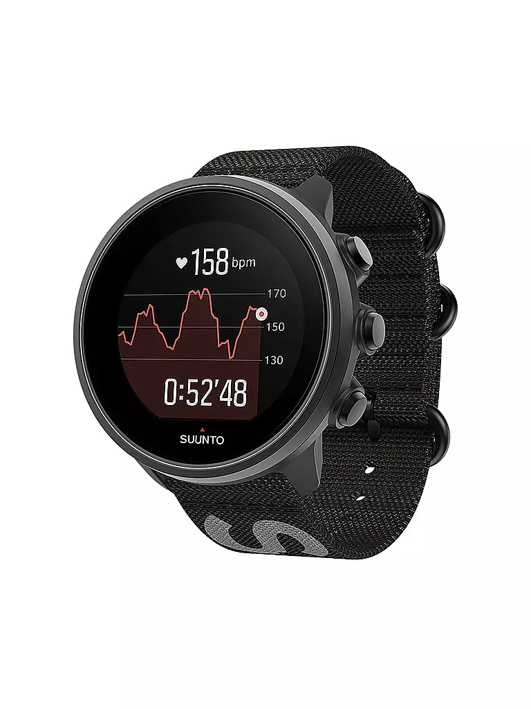 SUUNTO | GPS-Multisportuhr Suunto 9 Baro Titanium Limited Edition | schwarz