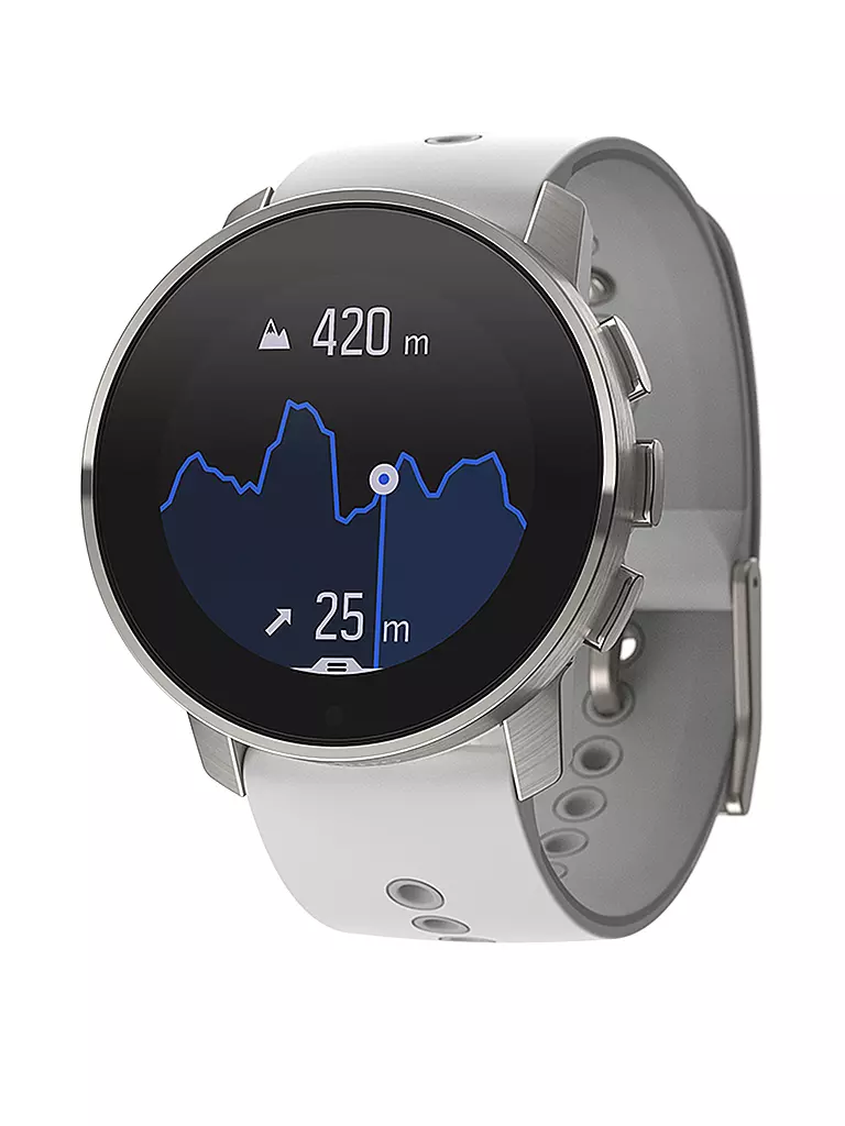SUUNTO | GPS-Multisportuhr Suunto 9 Peak Birch White Titanium | weiß