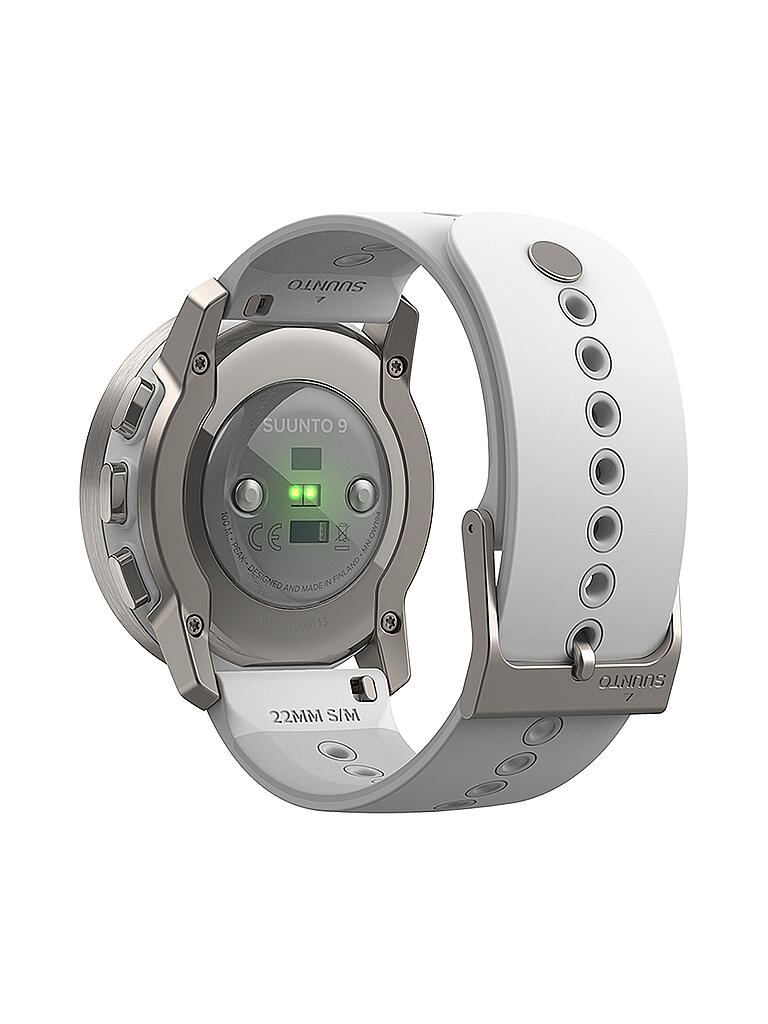 SUUNTO | GPS-Multisportuhr Suunto 9 Peak Birch White Titanium | weiß