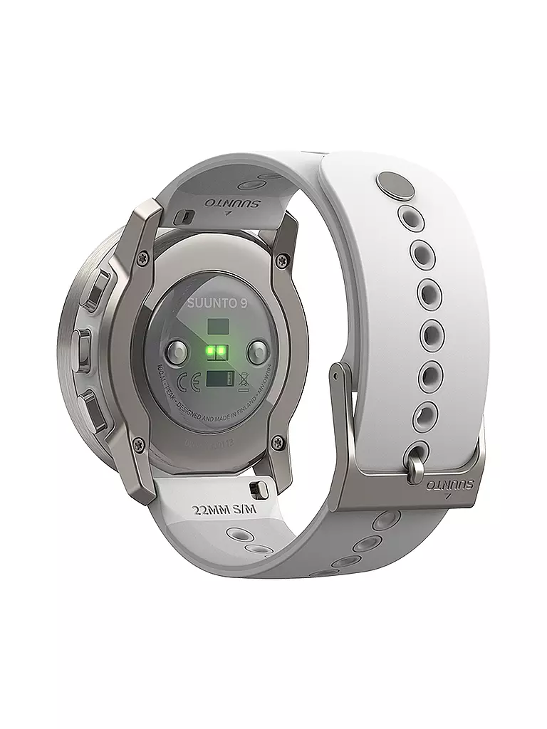 SUUNTO | GPS-Multisportuhr Suunto 9 Peak Birch White Titanium | weiß