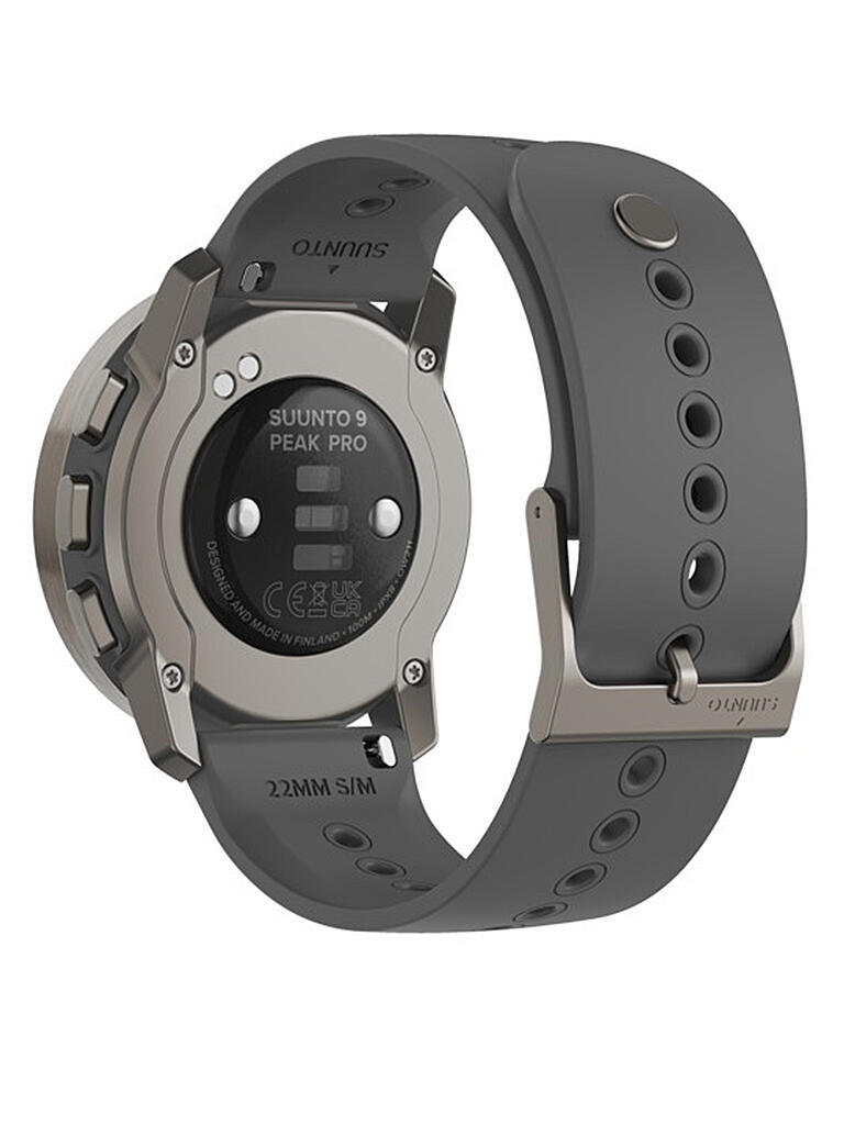SUUNTO | GPS-Multisportuhr Suunto 9 Peak Pro Titanium Slate | grau