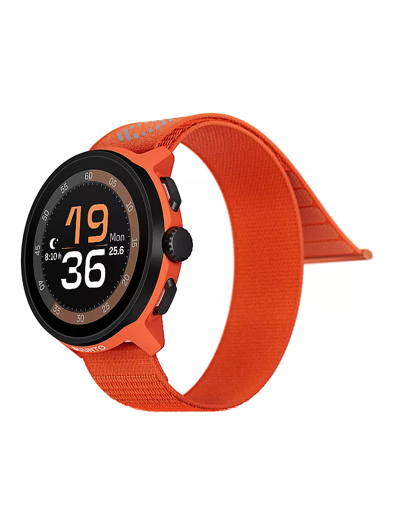 SUUNTO | GPS-Multisportuhr Suunto Run Coral Ornage | schwarz