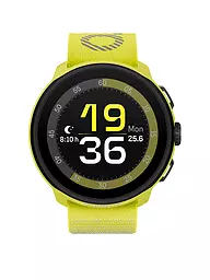 SUUNTO | GPS-Multisportuhr Suunto Run Frost Gray | gelb