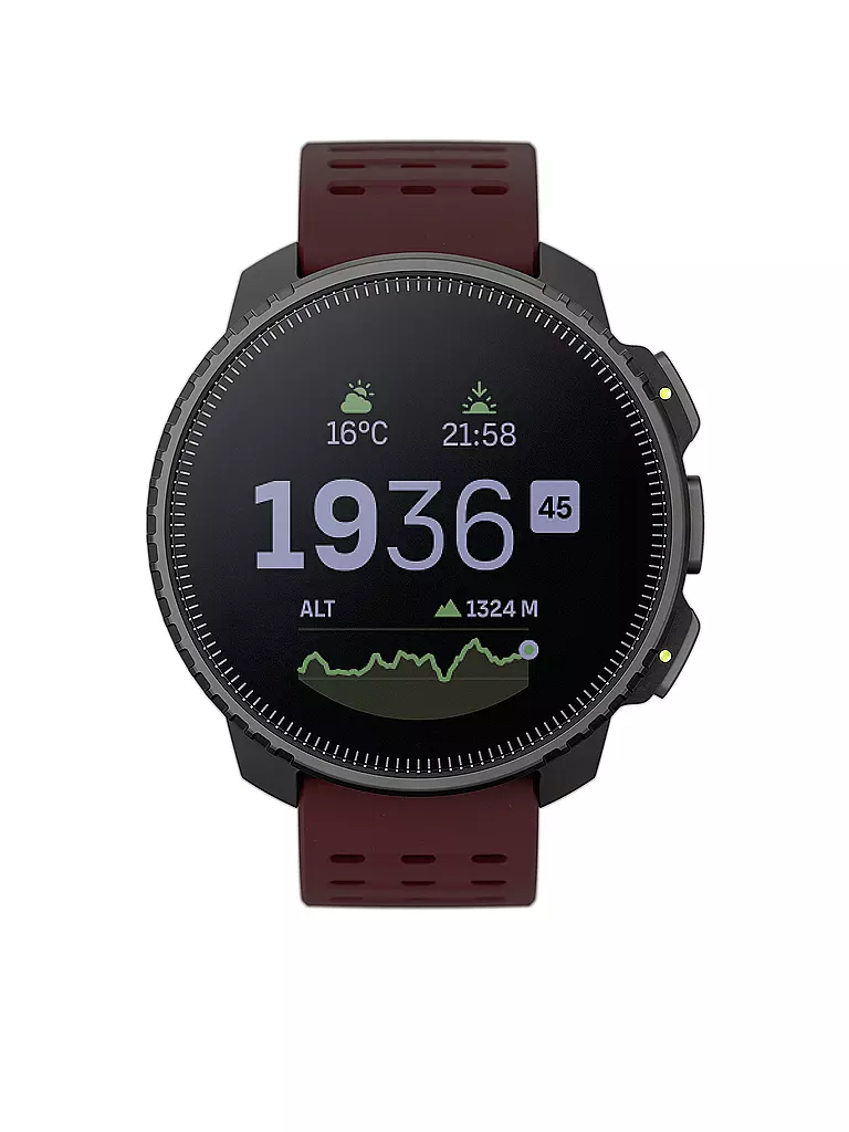 SUUNTO | GPS-Multisportuhr Suunto Vertical Black Ruby | rot