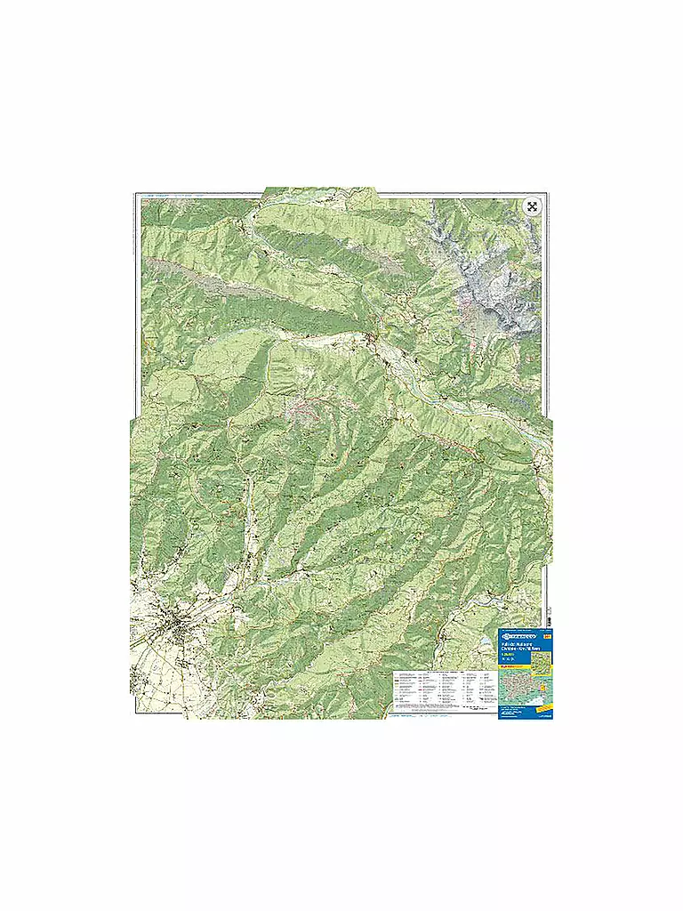 TABACCO | Wanderkarte - Valli del Natisone, Cividale, Krn/Monte Nero 1:25.000 | keine Farbe