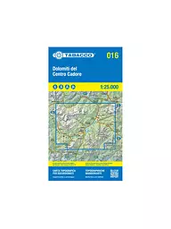 TABACCO | Wanderkarte 016, Dolomiti del Centro Cadore 1:25.000 | keine Farbe