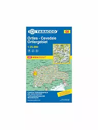 TABACCO | Wanderkarte Alpi Carniche Orientali, Canal del Ferro, Nassfeld Maßstab 1:25.000 | keine Farbe