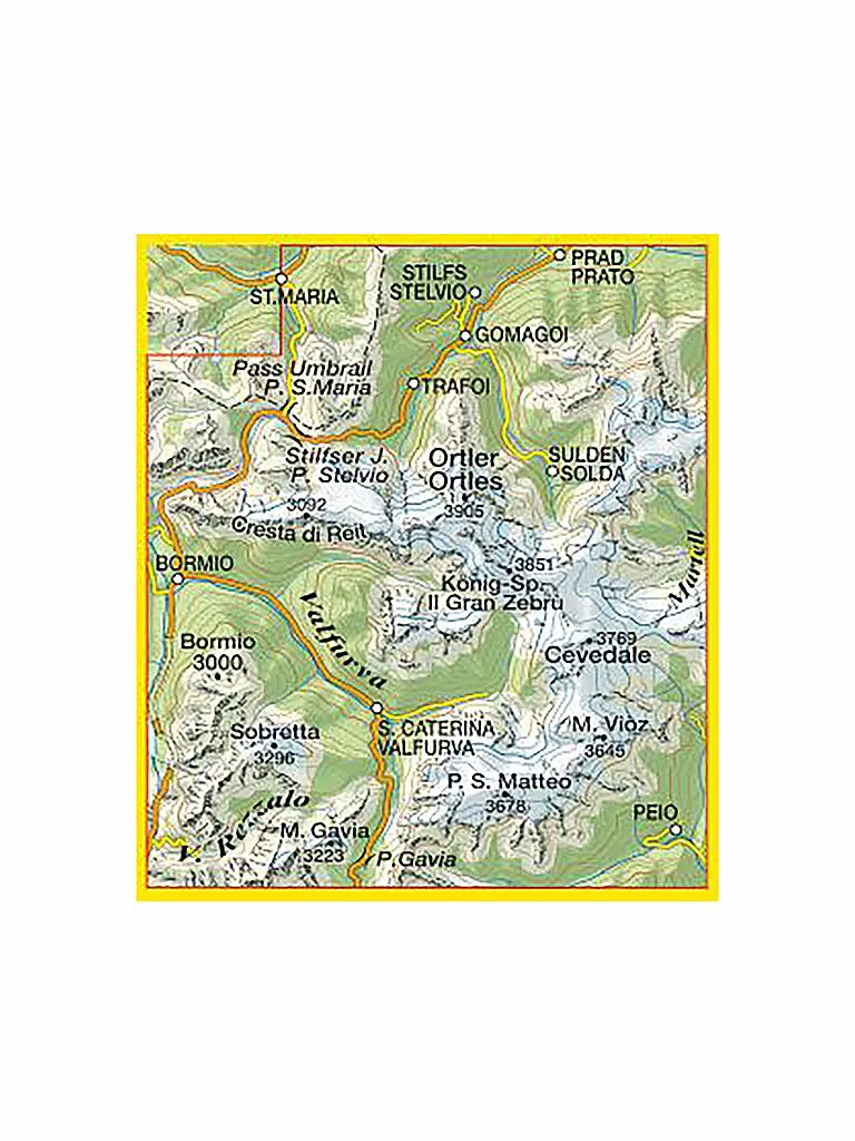 TABACCO | Wanderkarte Alpi Carniche Orientali, Canal del Ferro, Nassfeld Maßstab 1:25.000 | keine Farbe