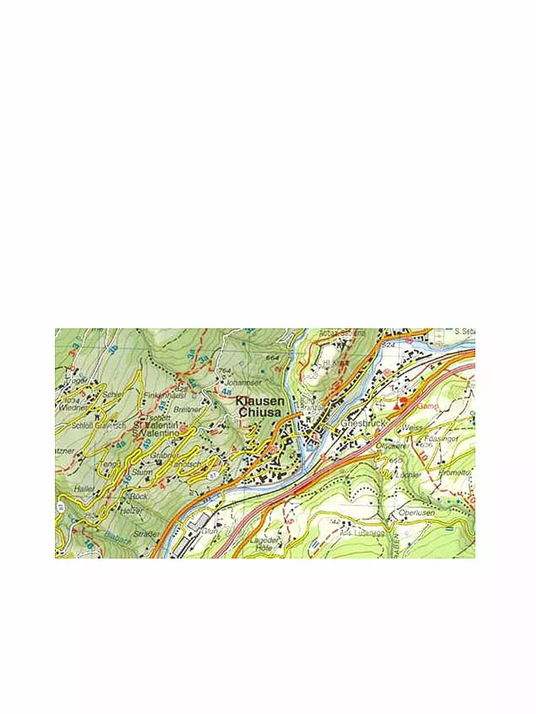TABACCO | Wanderkarte Brixen/Bressanone, Villnössertal/Val di Funes Maßstab 1:25.000 | keine Farbe
