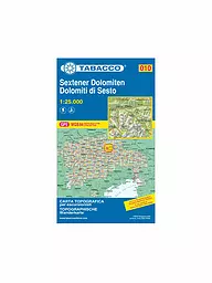 TABACCO | Wanderkarte Sextener Dolomiten/Dolomiti di Sesto Maßstab 1:25.000 | keine Farbe