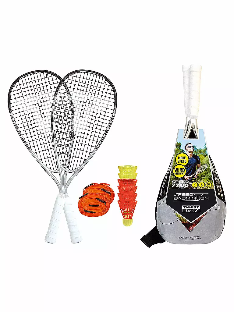 TALBOT TORRO | Speedbadminton-Set Speed 7700 | schwarz