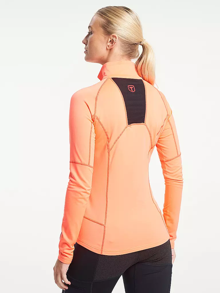 TENSON | Damen Ski Unterzieher Txlite Midlayer Half Zip | orange