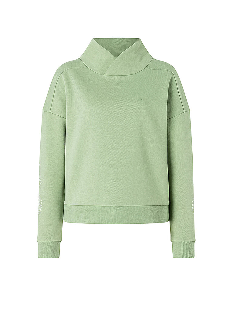 THE SPIRIT OF OM Damen Yoga Sweater Lounge Sattva Matcha hellgrün | L