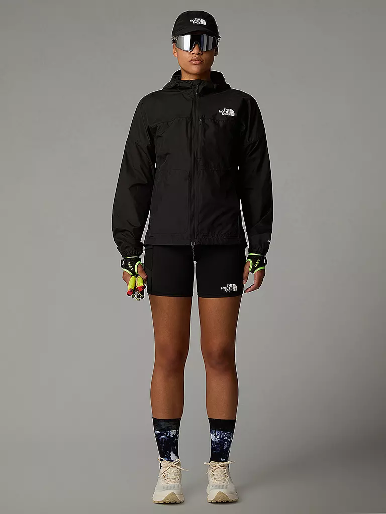 THE NORTH FACE | Damen Windjacke Higher Run Hoodie | schwarz