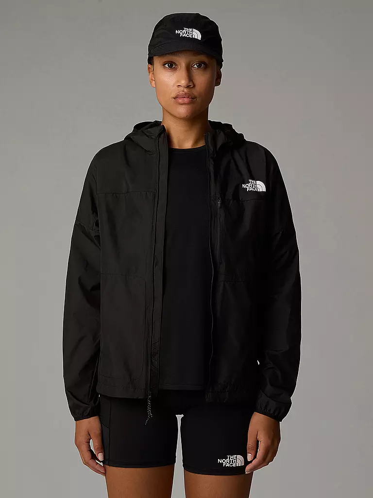 THE NORTH FACE | Damen Windjacke Higher Run Hoodie | schwarz