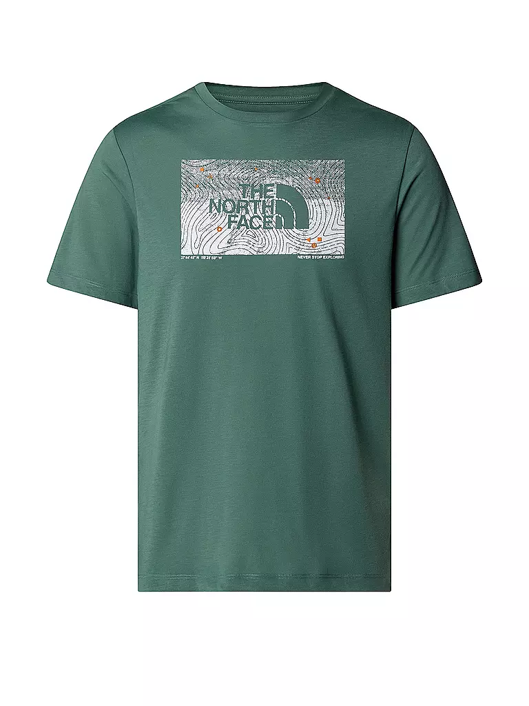 THE NORTH FACE | Herren Funktionsshirt Foundation Abstract | dunkelgrün