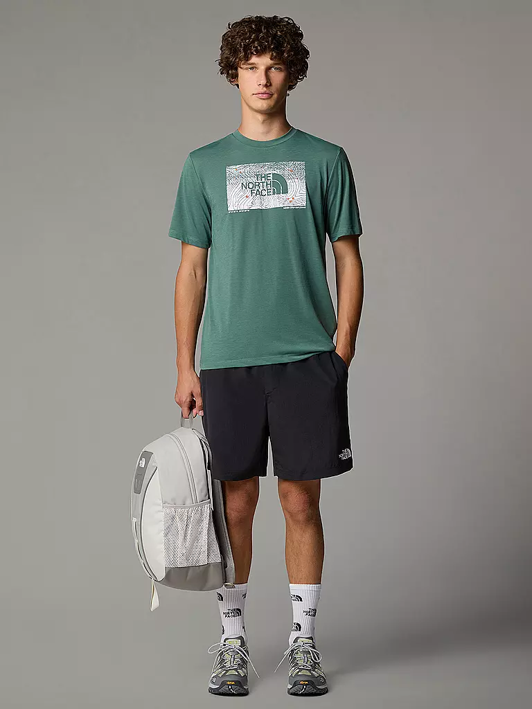 THE NORTH FACE | Herren Funktionsshirt Foundation Abstract | dunkelgrün