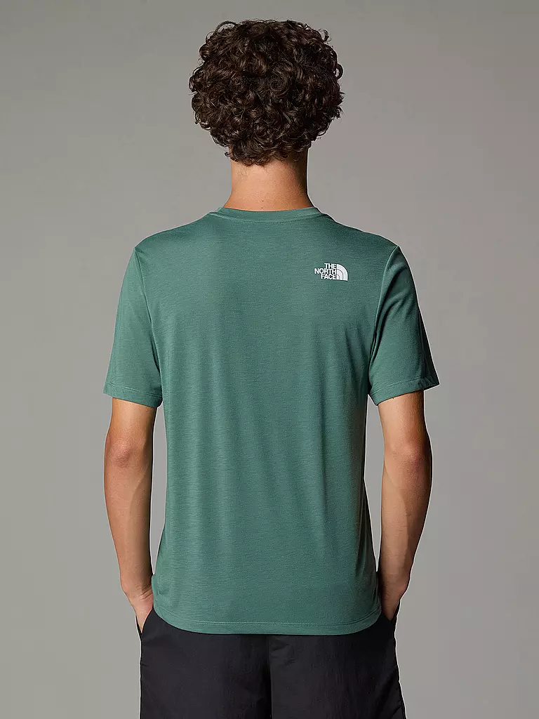 THE NORTH FACE | Herren Funktionsshirt Foundation Abstract | dunkelgrün