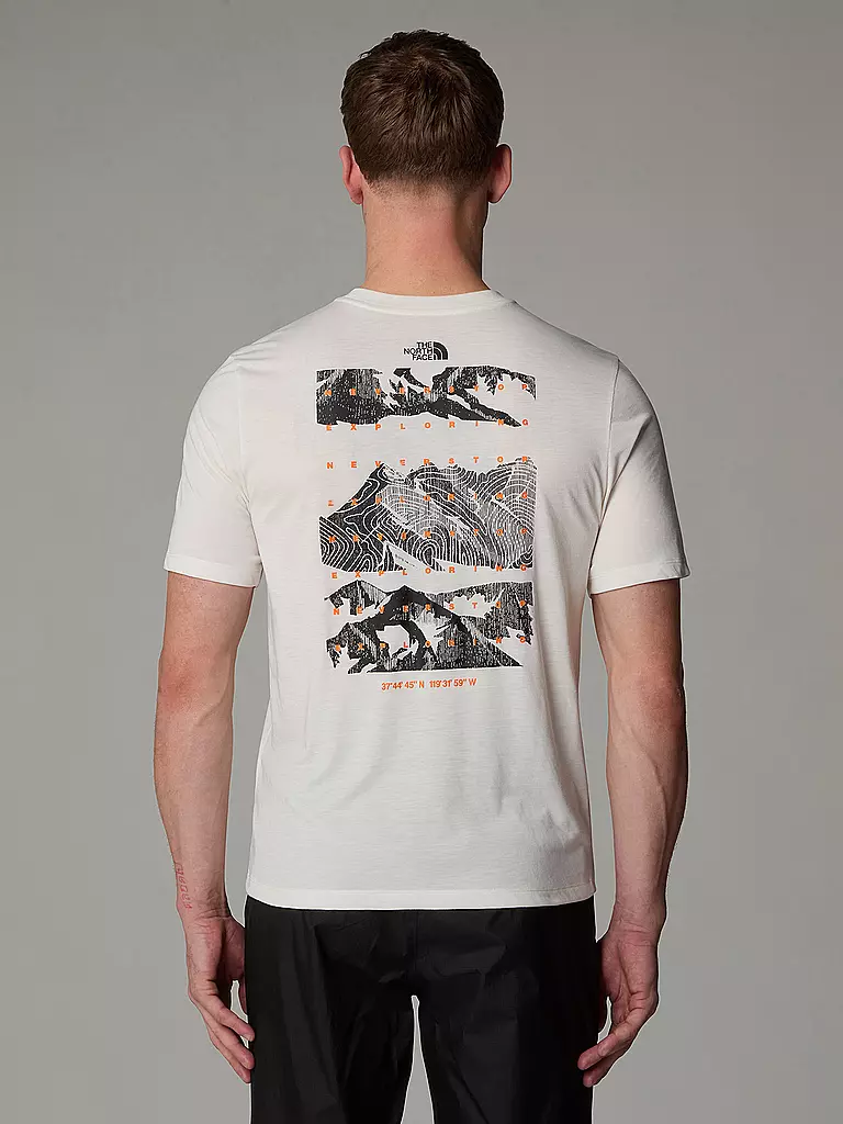 THE NORTH FACE | Herren Funktionsshirt Foundation Mountains | creme