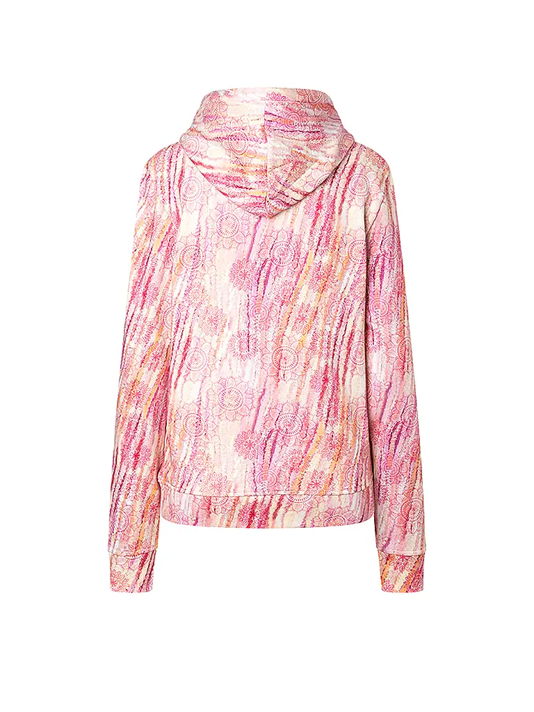 THE SPIRIT OF OM | Damen Yoga Hoodie Sarva Patala | Rosa