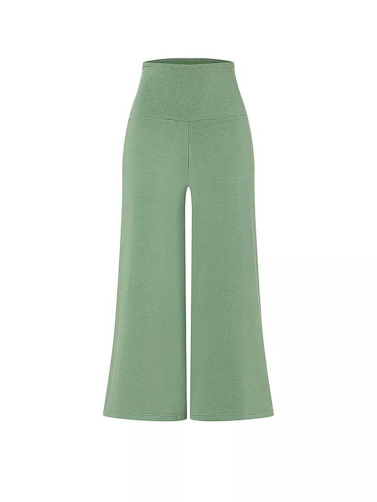 THE SPIRIT OF OM | Damen Yoga Hose Culotte Devi | grün